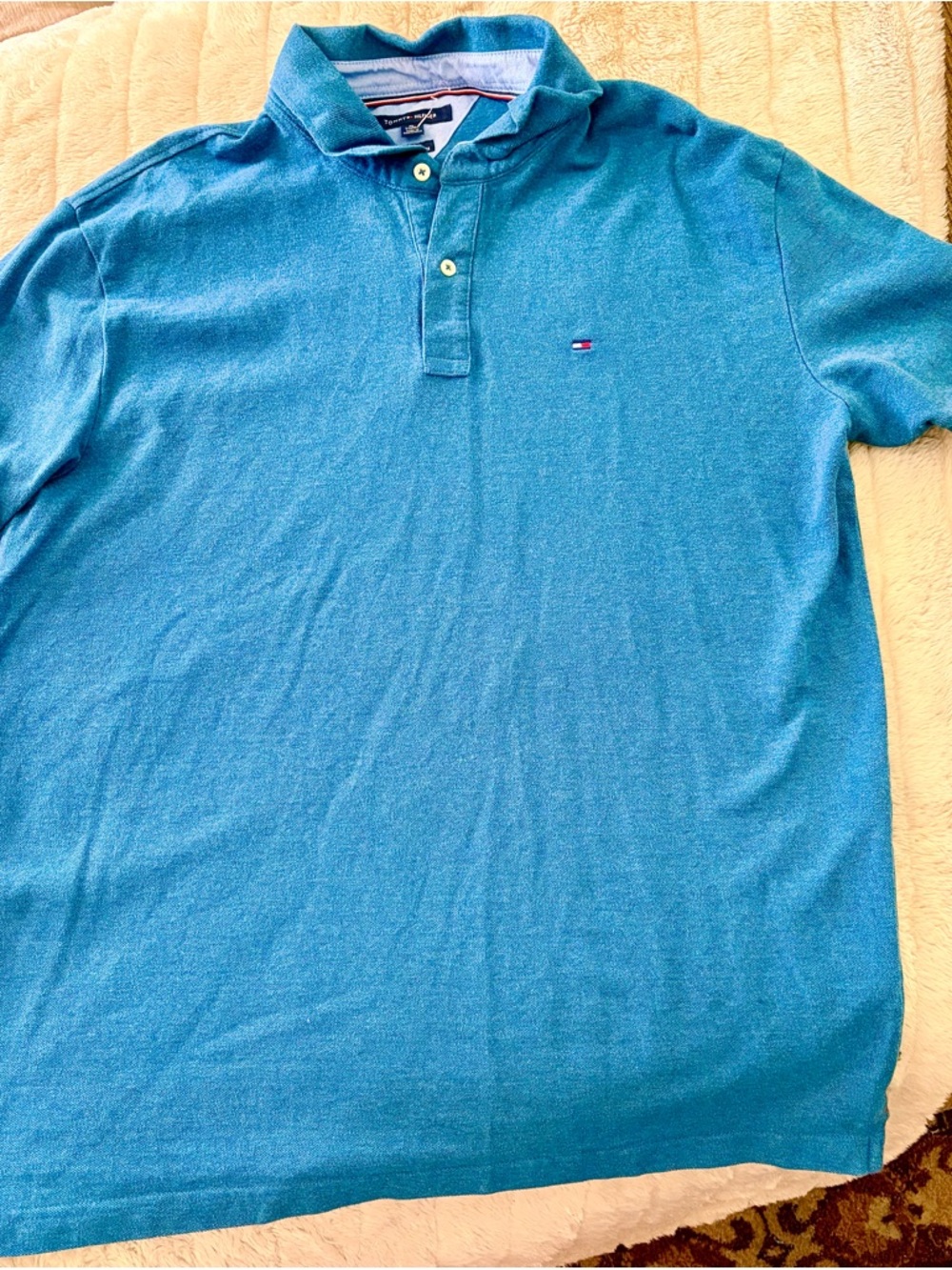 Tommy Hilfiger Men’s Teal Polo Shirt